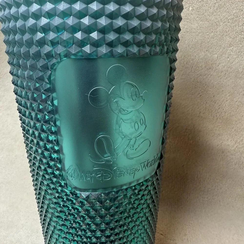 Starbucks Disney Parks Mickey Mouse Holiday Christmas Tumbler Cup Straw NEW 2023